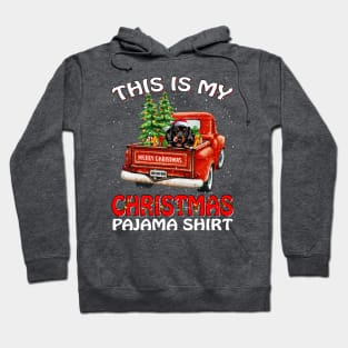 This Is My Christmas Pajama Shirt Dachshund Truck Tree Hoodie